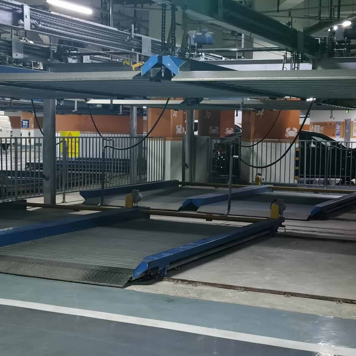 宁陕负一正二带地坑PSH3-D1三层升降横移机械式立体车库