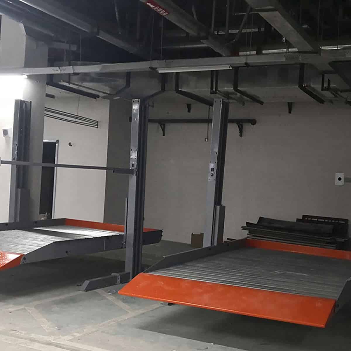 石渠升降横移机械式立体车库安装