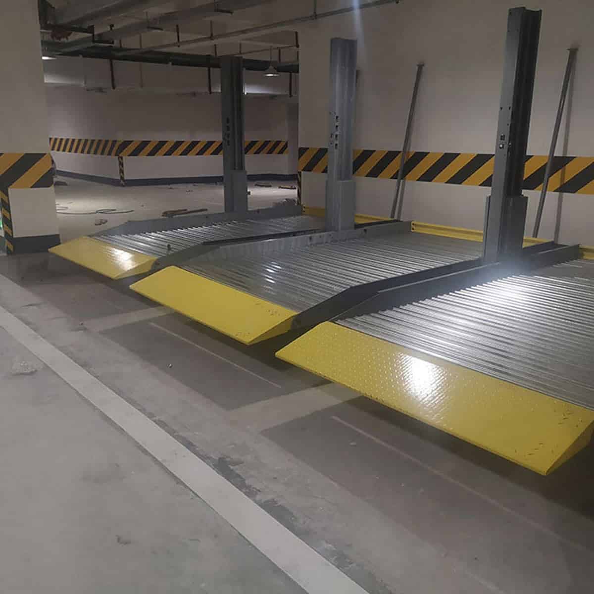 正宁两柱停车位拆除