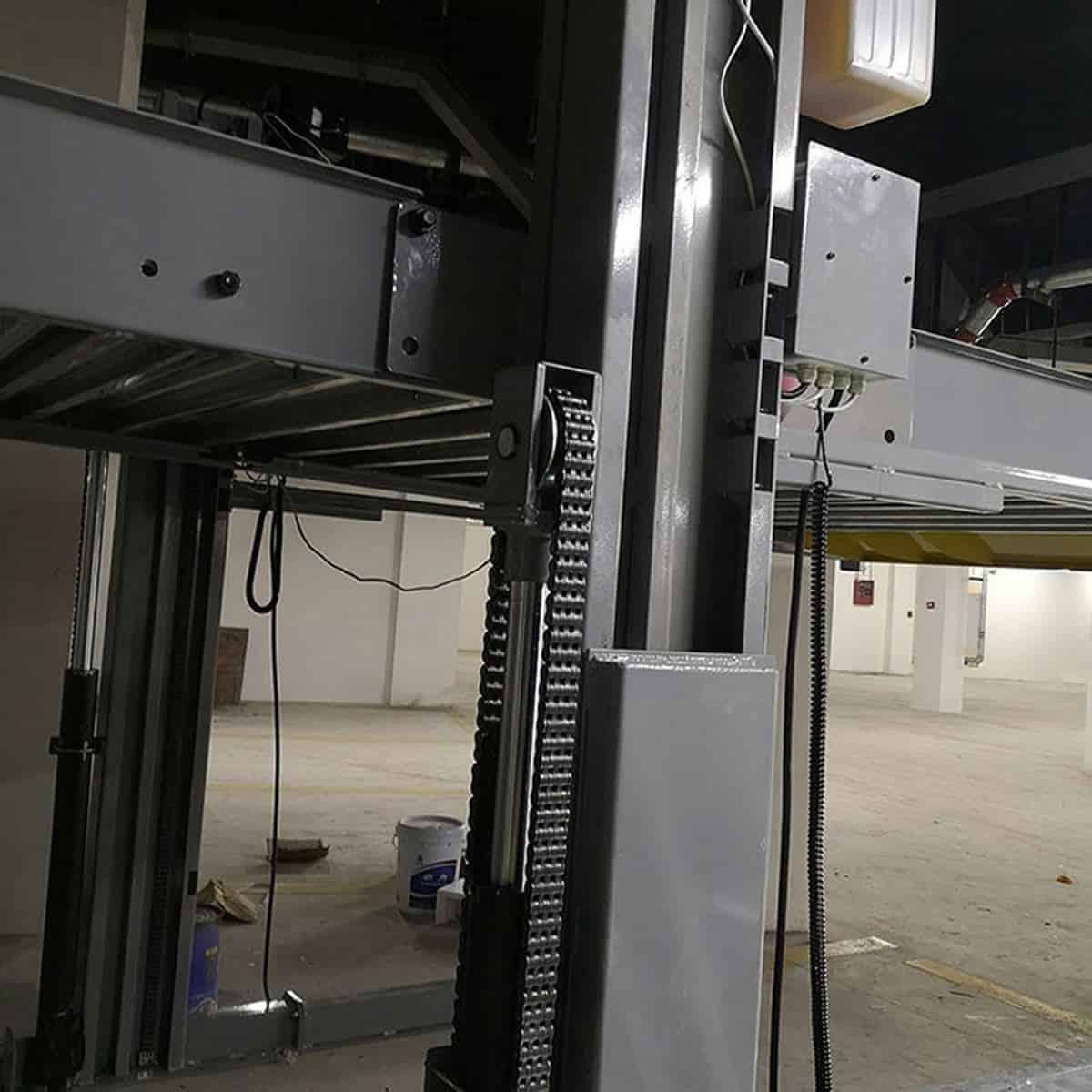 4柱立体停车库拆除