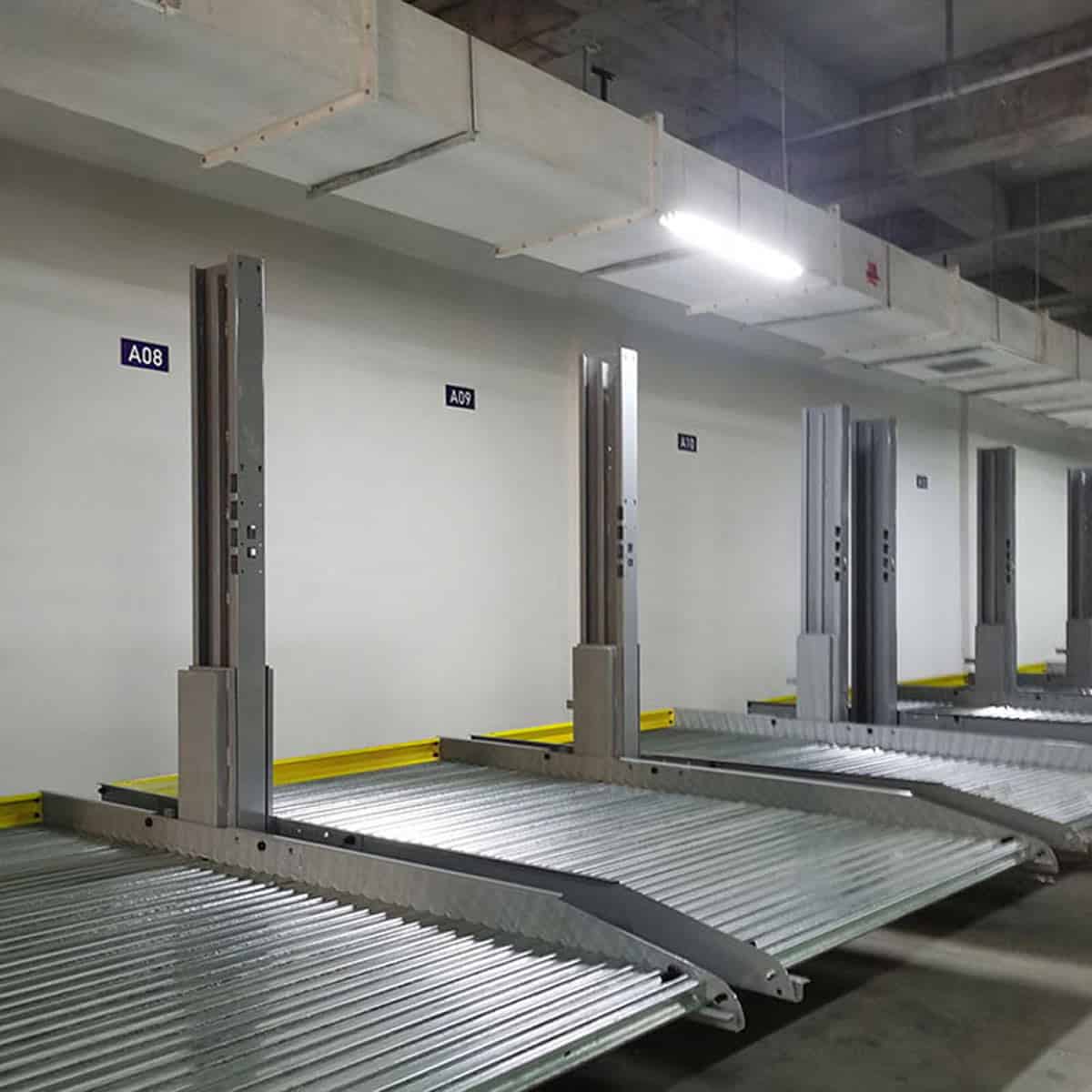 墨江升降横移机械车库过验收