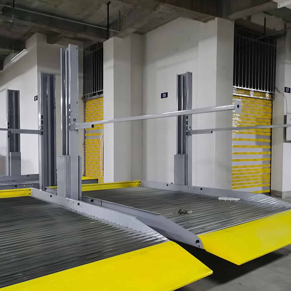 墨江4柱机械停车场安装