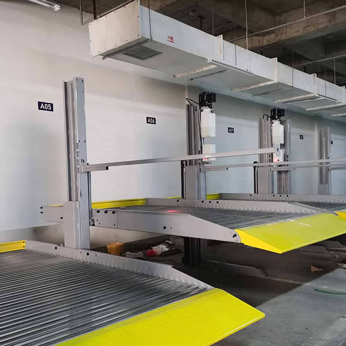 富平家用机械式停车位过验收