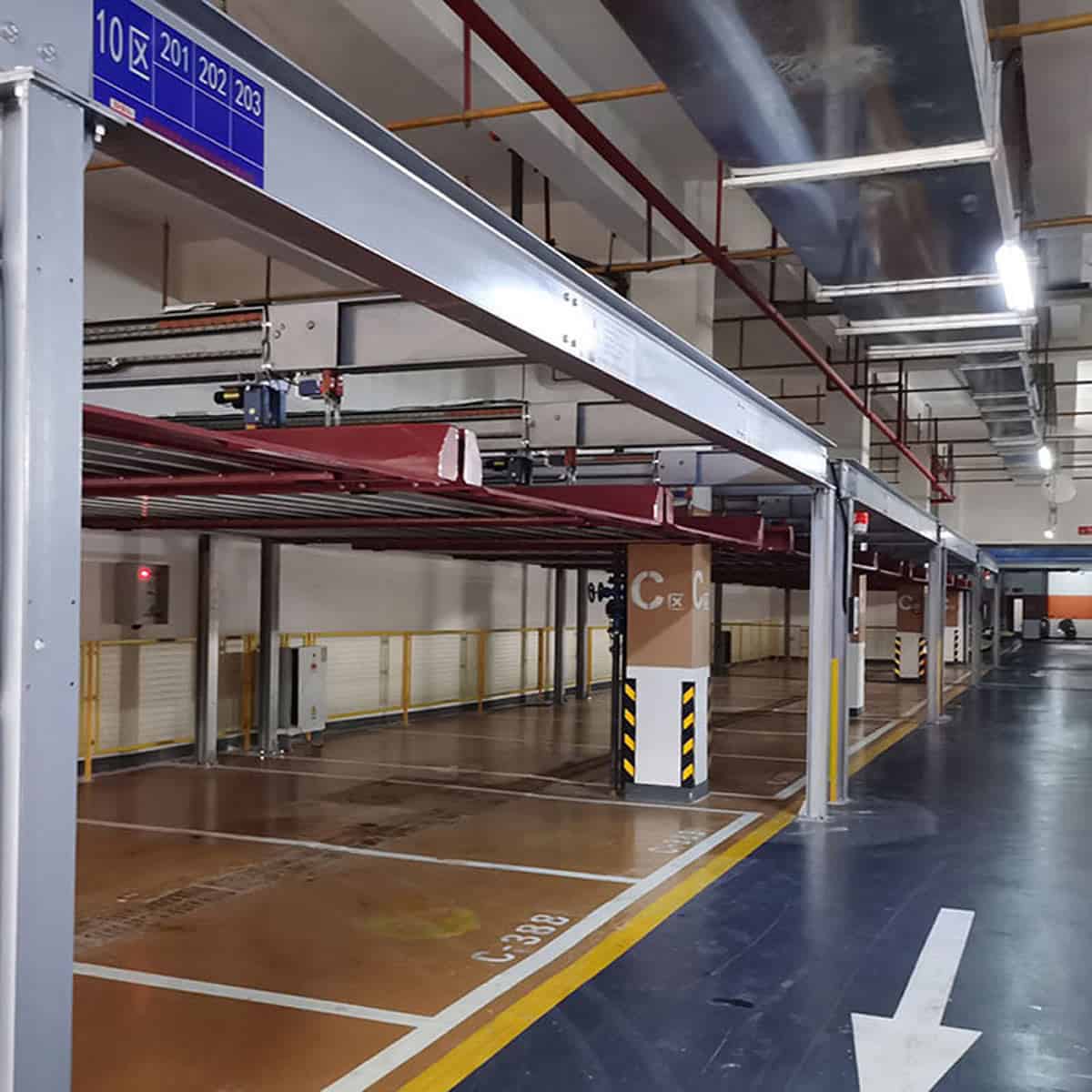 米脂升降横移式机械停车位拆除