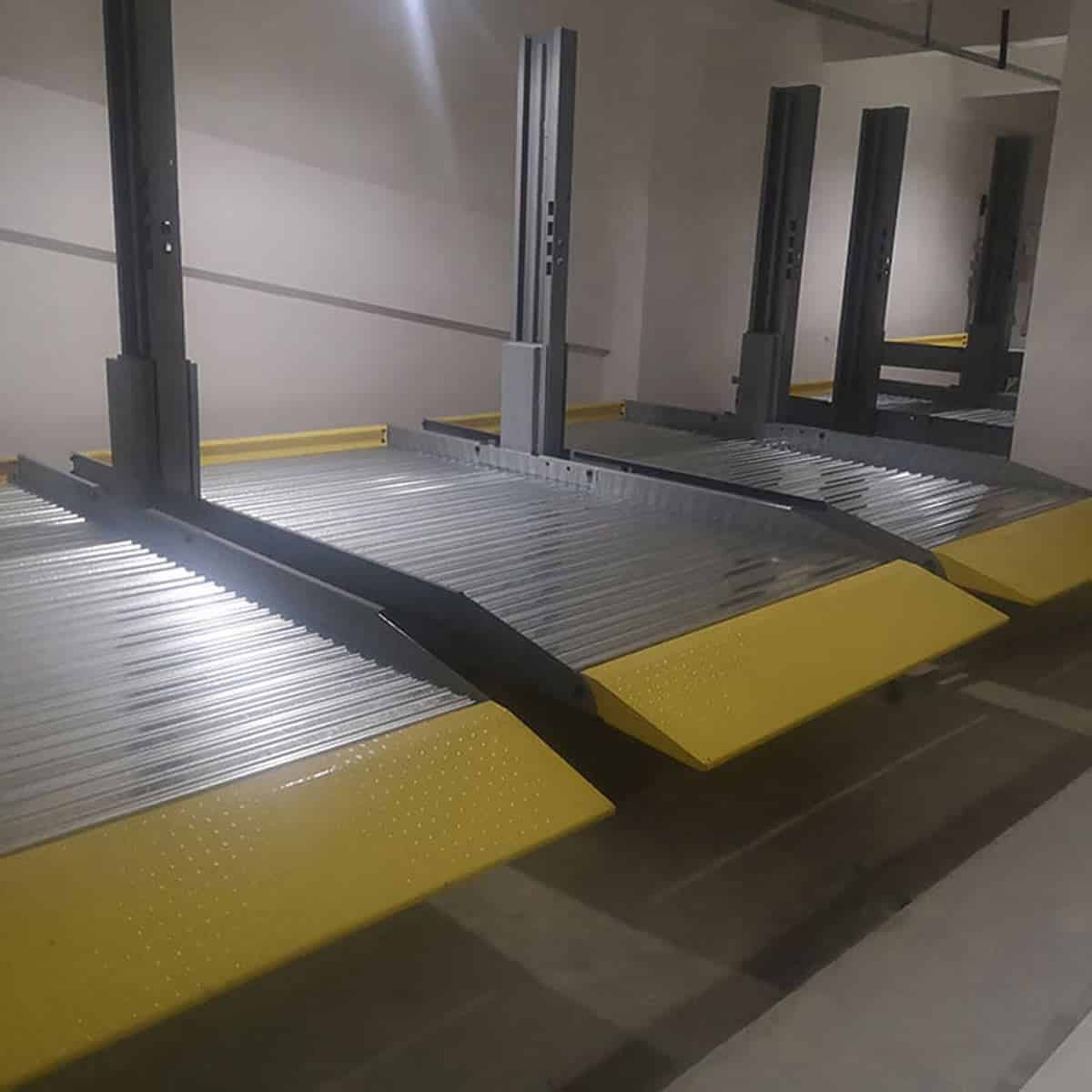 沙坪坝简易式立体停车场拆除