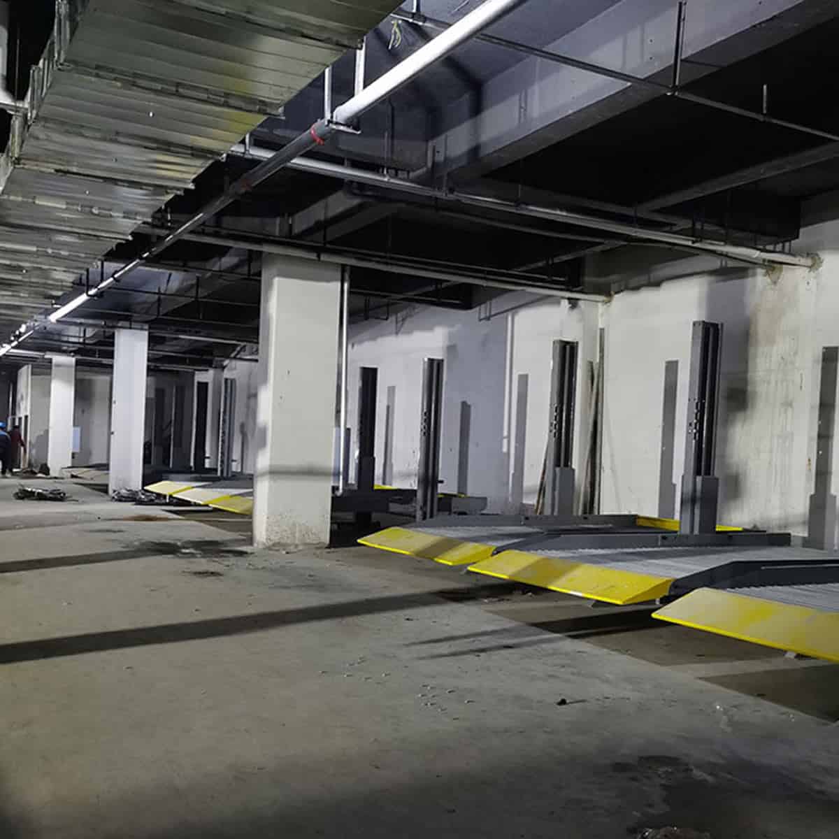 简易立体车库停车设备拆除