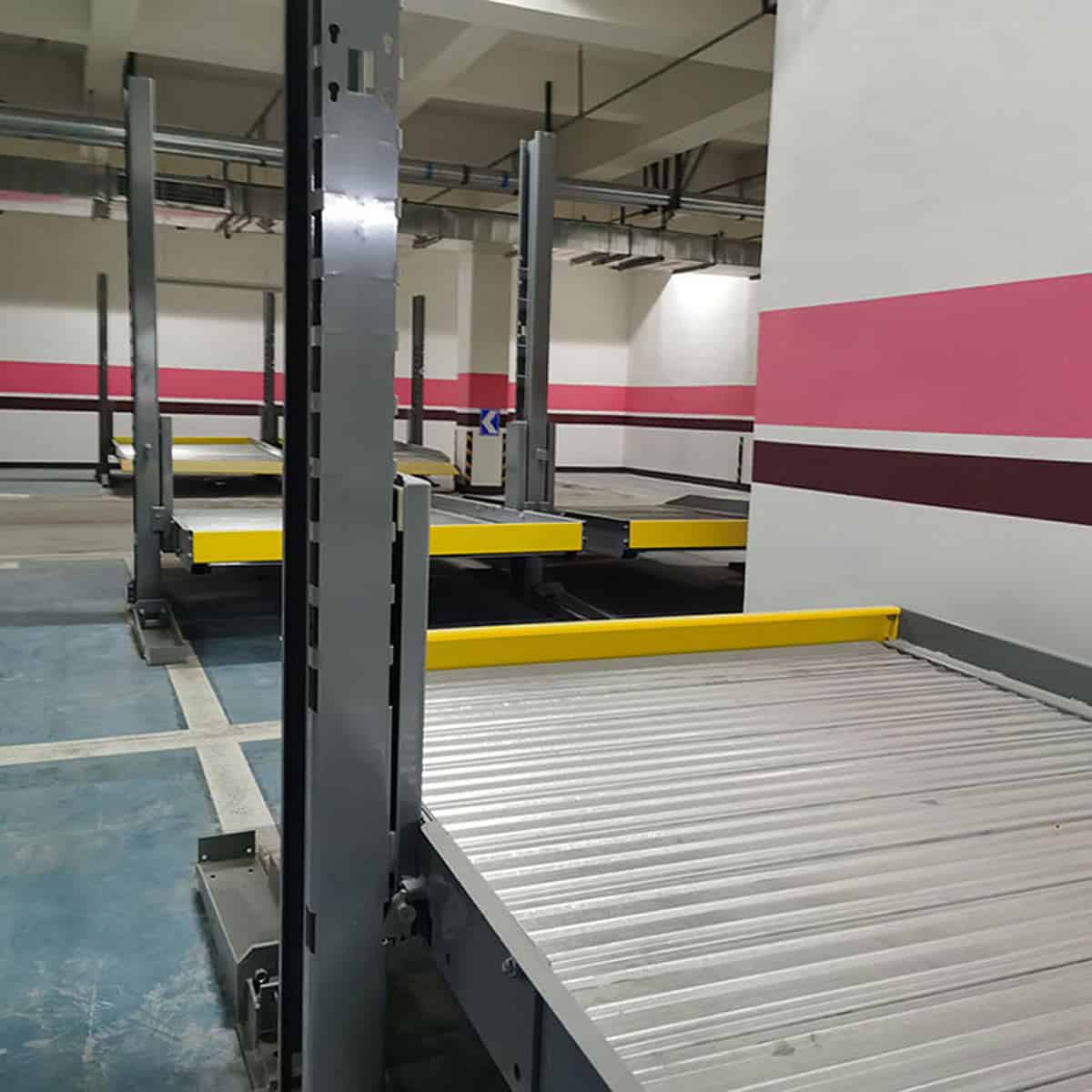 米脂自动立体车库须知的安全装置