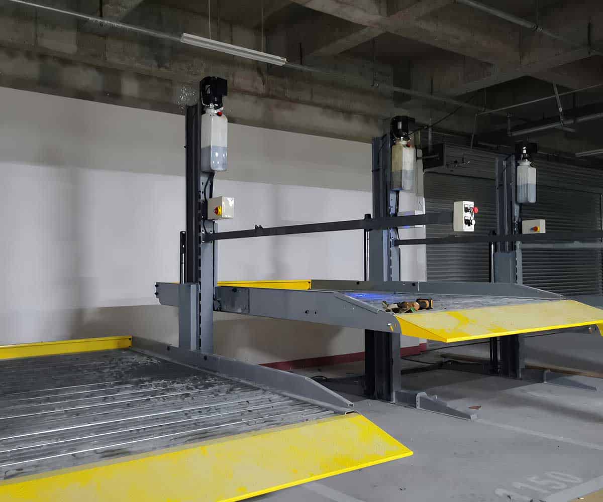 马龙四层升降横移机械式停车库的承载能力分析