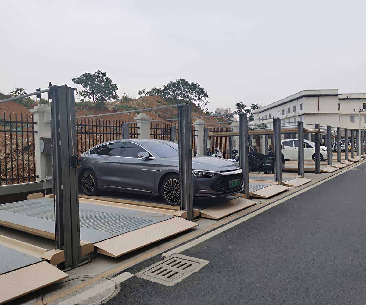 南郑二层简易机械式立体停车设备电机特点与使用