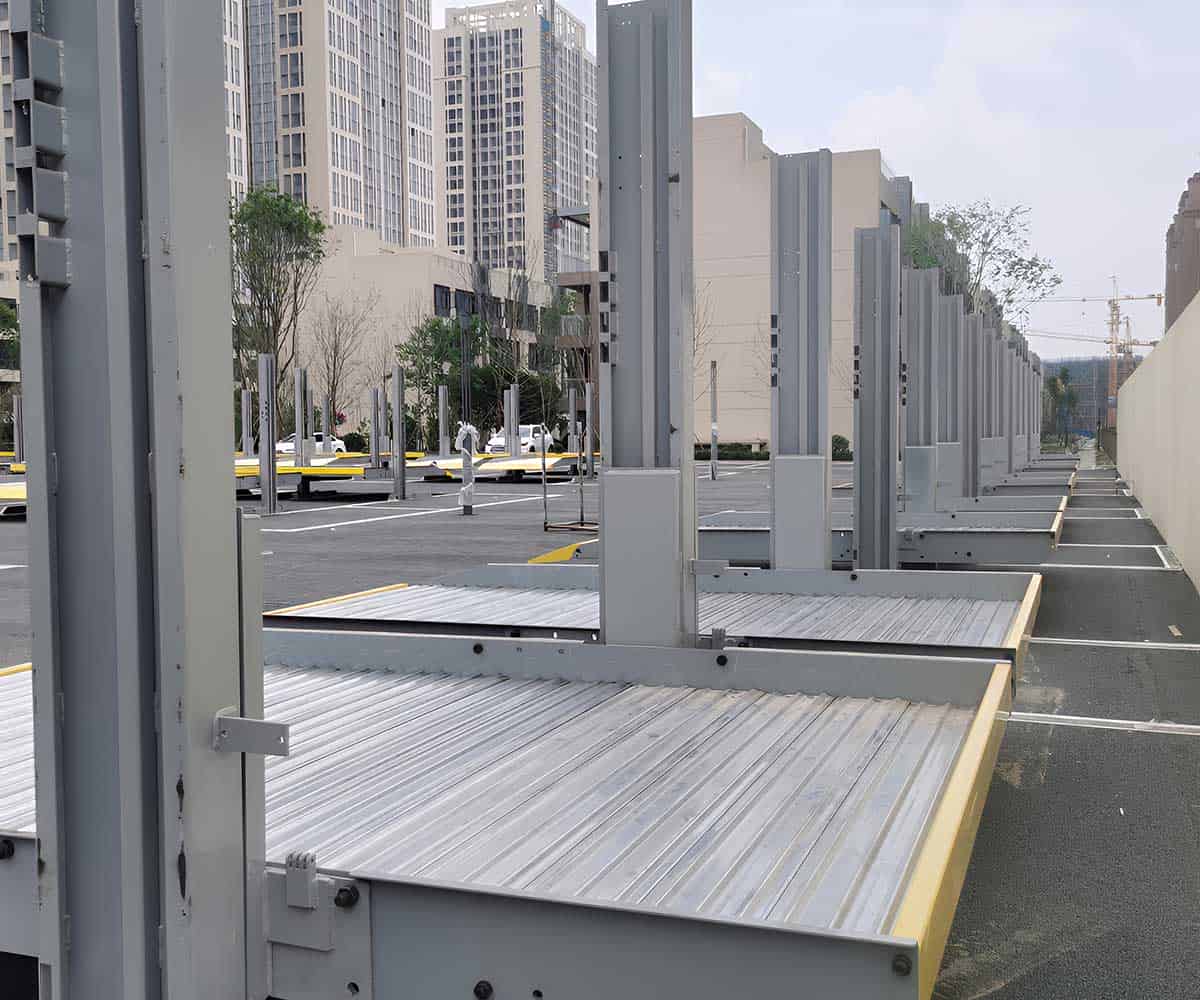 墨江四柱式机械停车设备的基地构建高效停车解决方案