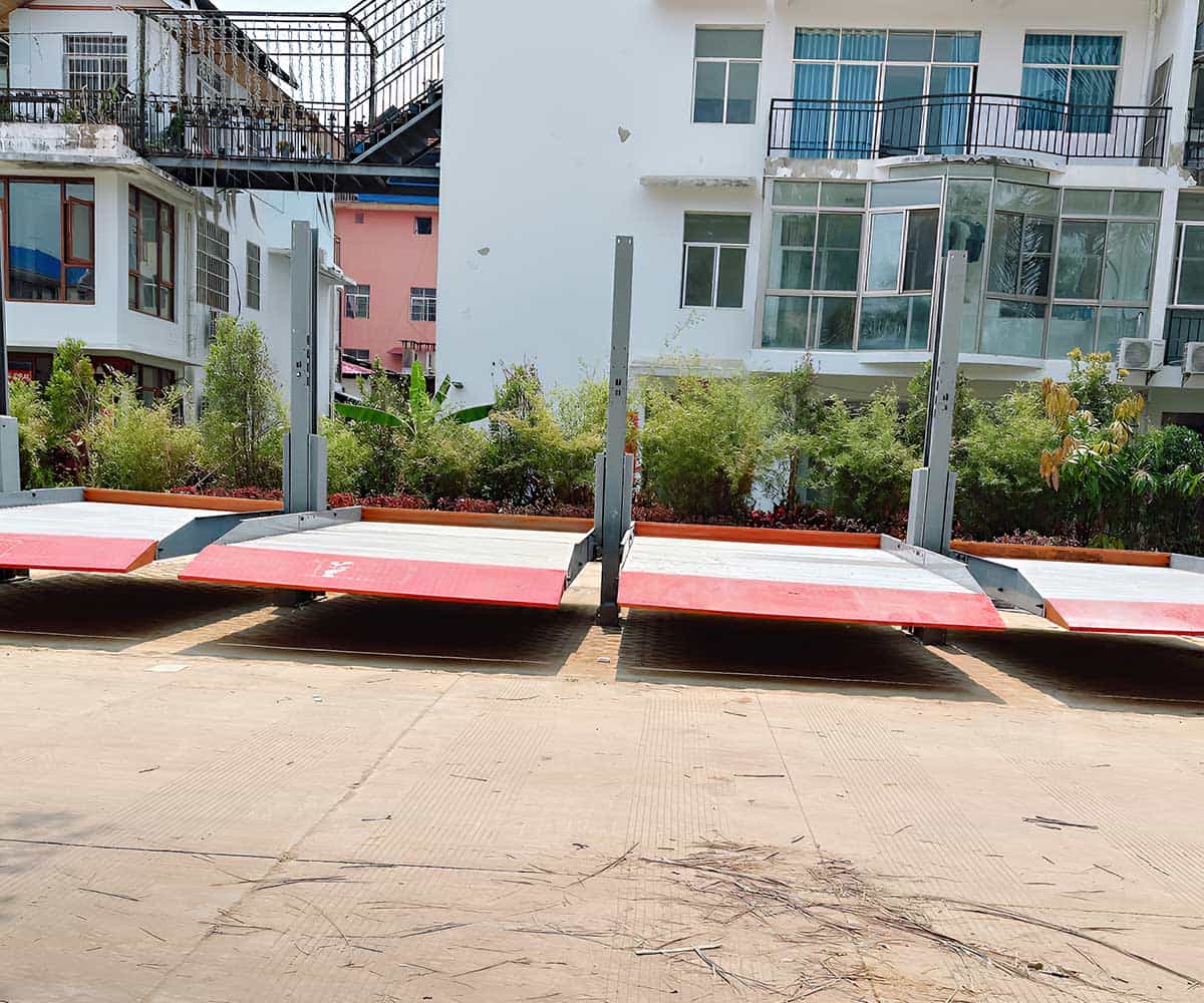 四柱机械式停车设备的使用方法